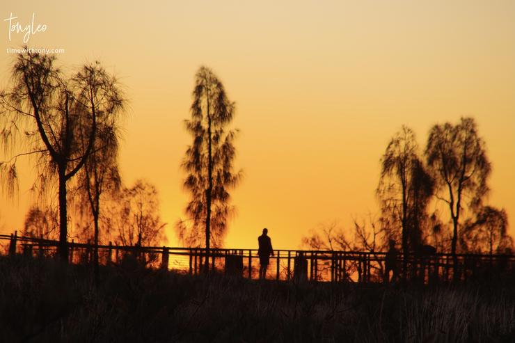 The sunset Uluru sees
